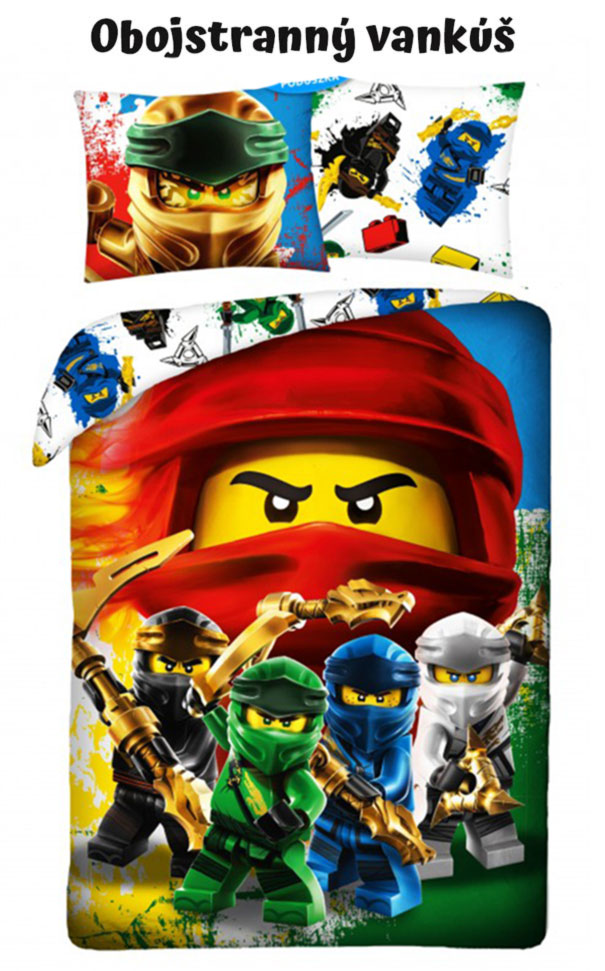 Detské obliečky Lego Ninjago 02 140x200 70x90 cm