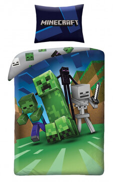 Detské obliečky Minecraft 02 140x200 70x90 cm