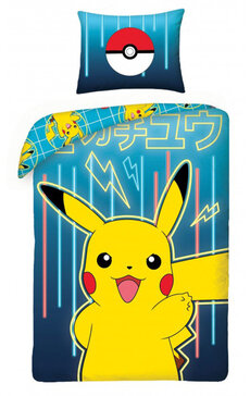 Detské obliečky Pokémon Pikachu 03 140x200 70x90 cm