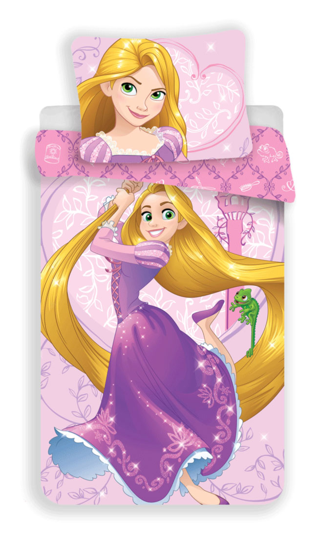 Detské obliečky Princezné Disney - Locika 02 140x200 70x90 cm