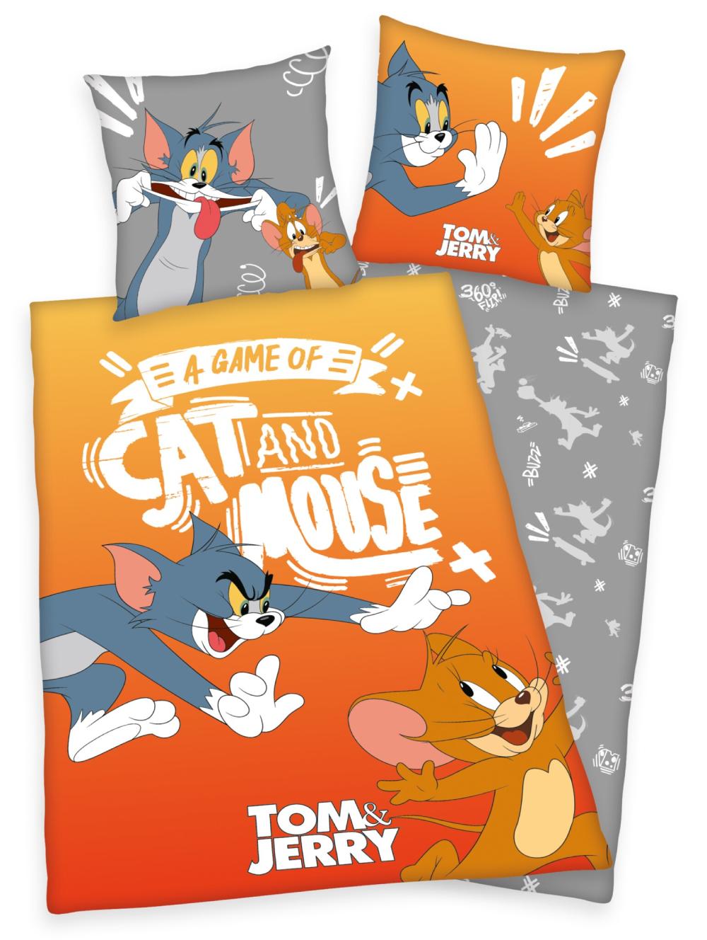 Detské obliečky Tom a Jerry 02 140x200 70x90 cm