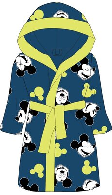 Detský župan s kapucňou Mickey Mouse 03