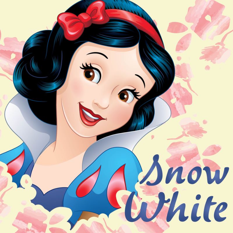 Magický uteráčik Princezné Disney - Snehulienka 01 30x30 cm