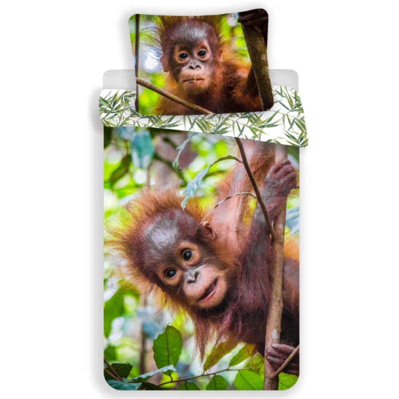 Bavlnené obliečky Orangutan 01 140x200 70x90 cm
