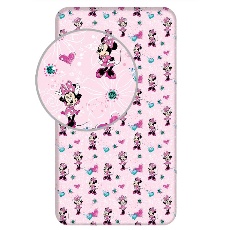 Detské prestieradlo Minnie Mouse 08 90x200 cm